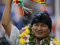 Evo Morales Indigene Linksnationale