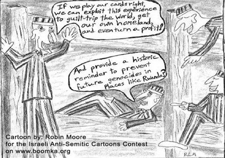 Robin Moore Anti-Semitic Cartoons Contest Gilad Atzmon Self-Haters Unite 